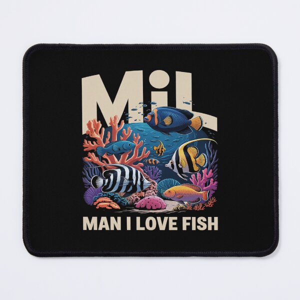 Item preview, MILF Man I Love Fish Fishing Fisherman Humor designed and sold by FadeOfThrone.
