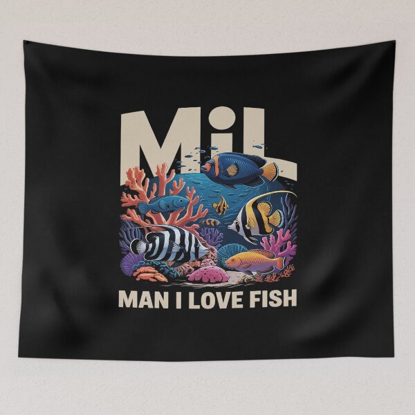 Item preview, MILF Man I Love Fish Fishing Fisherman Humor  designed and sold by FadeOfThrone.