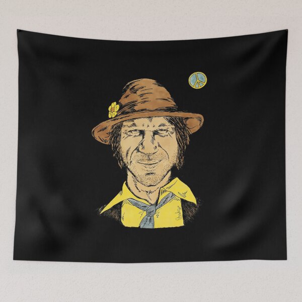 Item preview, Todd Snider Illustrated Portrait Yellow designed and sold by Jamesbaldwin10.
