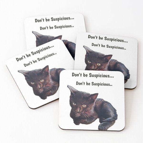 Item preview, Suspicious Cat designed and sold by J+J Photography.