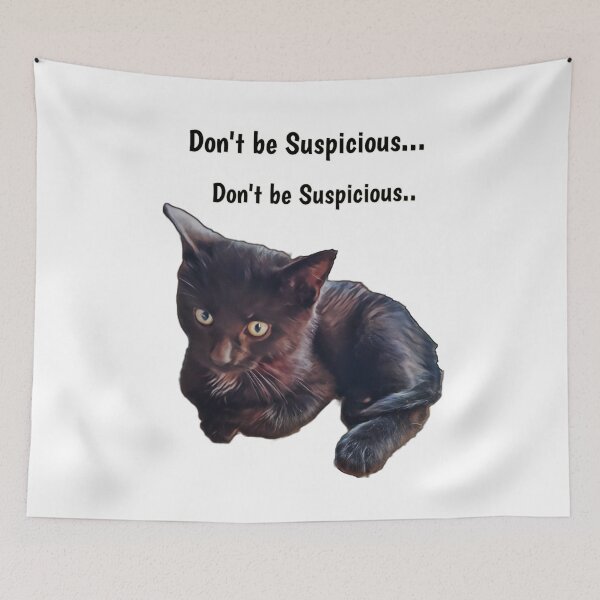 Item preview, Suspicious Cat designed and sold by J+J Photography.