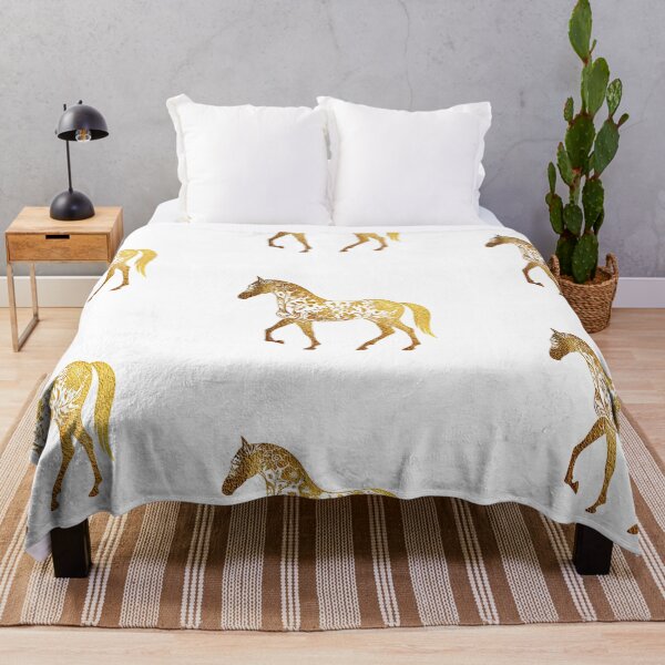 Item preview, Gilded floral horse designed and sold by MendaciousMina.
