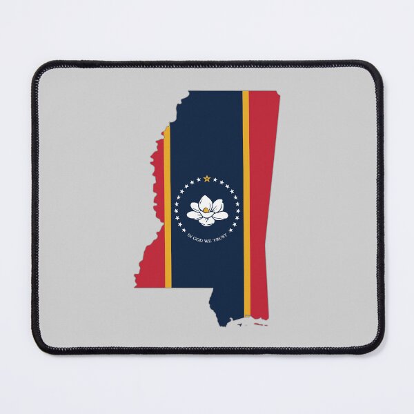 Item preview, The New Mississippi State Flag Map Silhouette designed and sold by mashmosh.