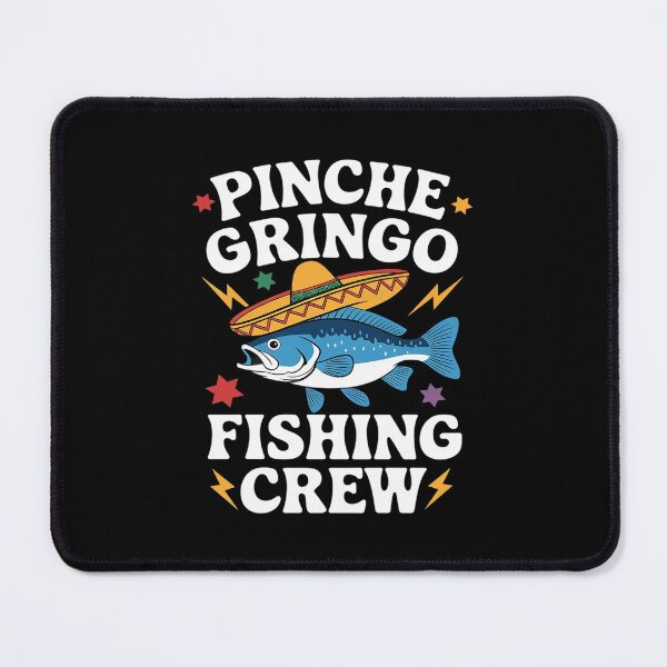 Item preview, Pinche Gringo Fishing Crew Skeleton Fish designed and sold by MarryIsMonth.