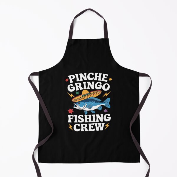 Item preview, Pinche Gringo Fishing Crew Skeleton Fish designed and sold by MarryIsMonth.