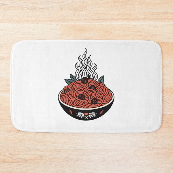 Item preview, Upsetti Spaghetti Vintage Tattoo Style | Fierce Pasta Flash Art Design designed and sold by VividOrganica.