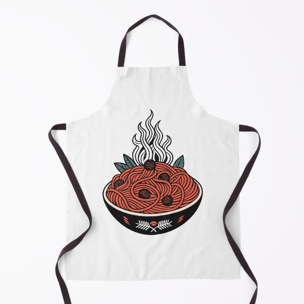 Item preview, Upsetti Spaghetti Vintage Tattoo Style | Fierce Pasta Flash Art Design designed and sold by VividOrganica.
