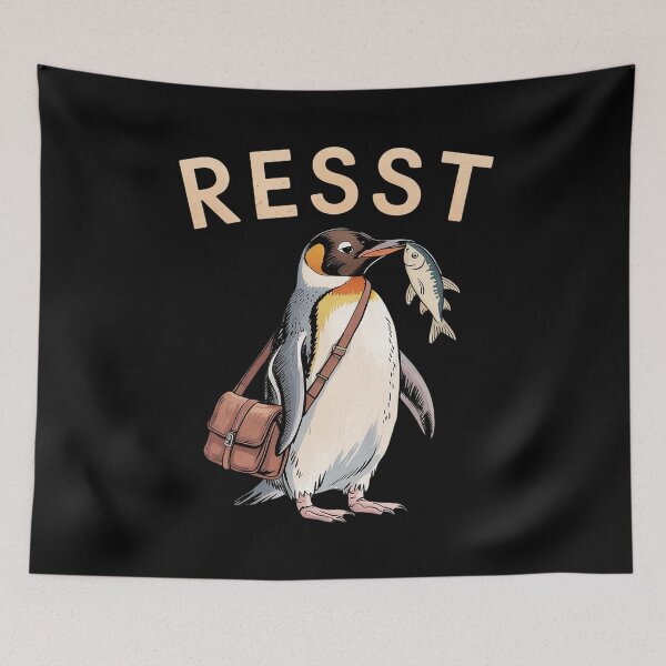 Item preview, Resist Penguin Activism  designed and sold by AquaKiev.