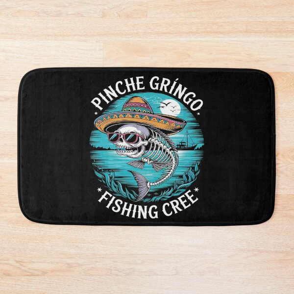 Item preview, Pinche Gringo Fishing Crew Skeleton Fish1  designed and sold by FadeOfThrone.