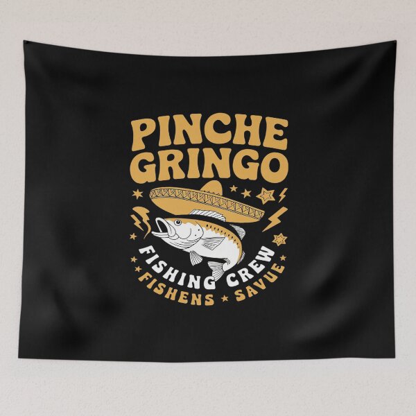 Item preview, Pinche Gringo Fishing Crew Skeleton Fish2  designed and sold by MarryIsMonth.