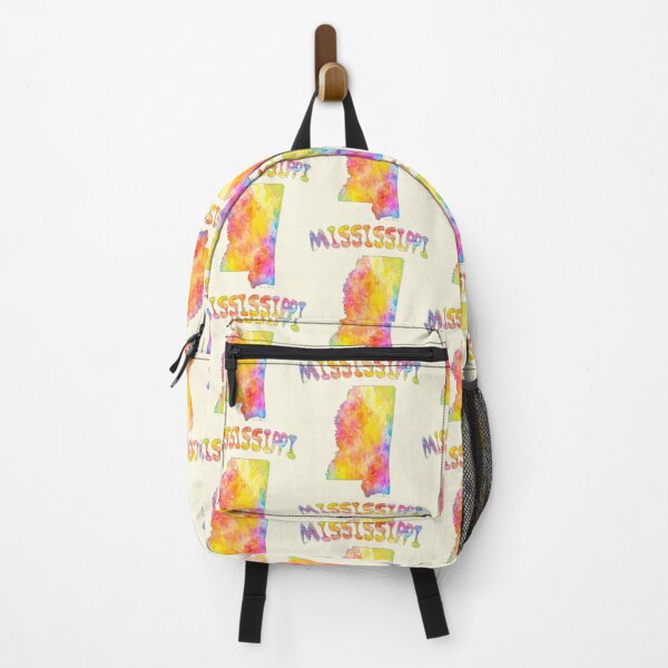 Item preview, Mississippi State Map - Vibrant Watercolor Art Silhouette designed and sold by mashmosh.