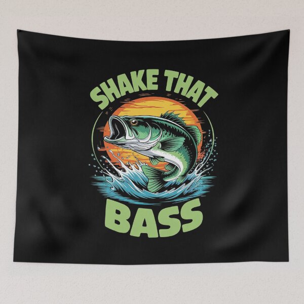 Item preview, Shake That Bass Adult Humor Fishing  designed and sold by MarryIsMonth.