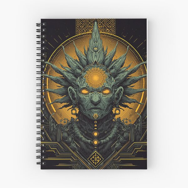 Item preview, Tribal Cyber Shaman With Solar Halo designed and sold by DarkSpaceVibes.
