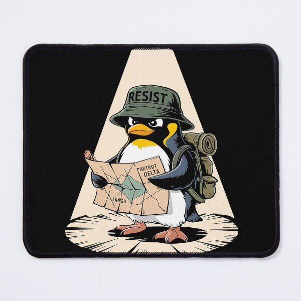 Item preview, Resist Penguin Activism Foxtrots Delta Tangos  designed and sold by AquaKiev.