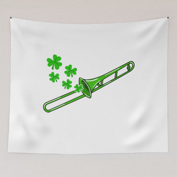 Item preview, St Patrick's Day Trombone Trombonist Irish Musician designed and sold by doodlerob.