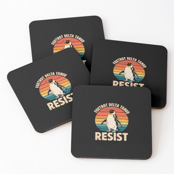 Item preview, Resist Penguin Activism Sunset designed and sold by SyntaxClaw.