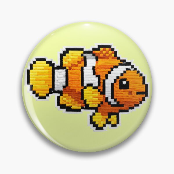 Item preview, Classic Clownfish - Yellow Fin Embroidery Style Art designed and sold by NandaFajarSu.
