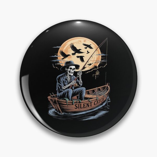 Item preview, Skeleton Fishing Halloween Costume Fisherman Fishermen Men  designed and sold by MarryIsMonth.