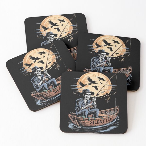 Item preview, Skeleton Fishing Halloween Costume Fisherman Fishermen Men  designed and sold by MarryIsMonth.
