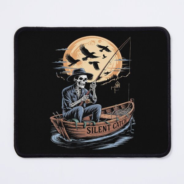 Item preview, Skeleton Fishing Halloween Costume Fisherman Fishermen Men designed and sold by MarryIsMonth.