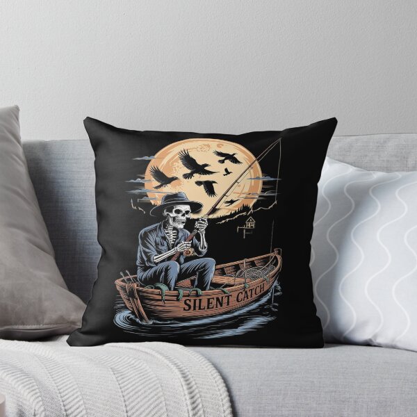 Item preview, Skeleton Fishing Halloween Costume Fisherman Fishermen Men  designed and sold by MarryIsMonth.