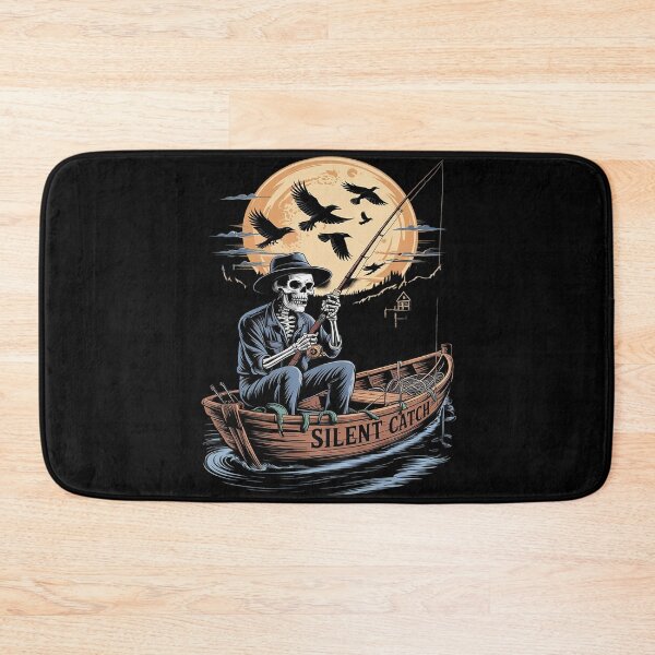 Item preview, Skeleton Fishing Halloween Costume Fisherman Fishermen Men  designed and sold by MarryIsMonth.