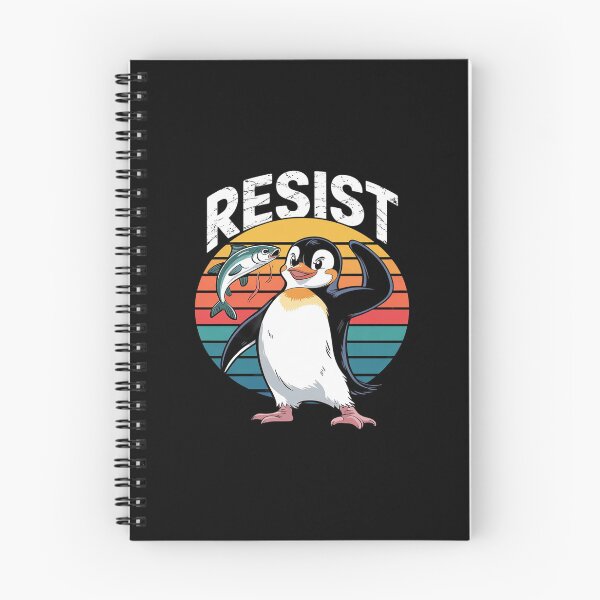 Item preview, Resist Penguin Activism Penguins Protest Against Tariffs  designed and sold by SyntaxClaw.