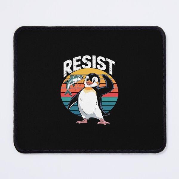 Item preview, Resist Penguin Activism Penguins Protest Against Tariffs designed and sold by SyntaxClaw.