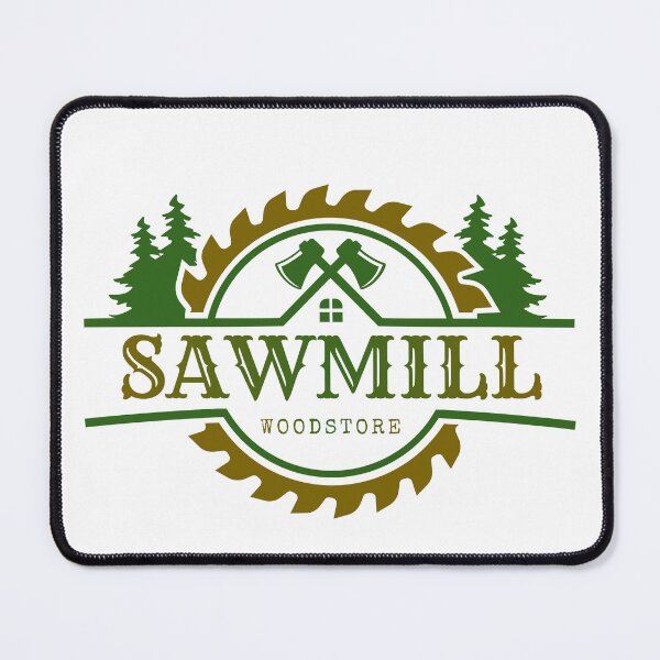 Item preview, Sawmill Woodstore a gift for a lumberjack designed and sold by ArtMatLab.