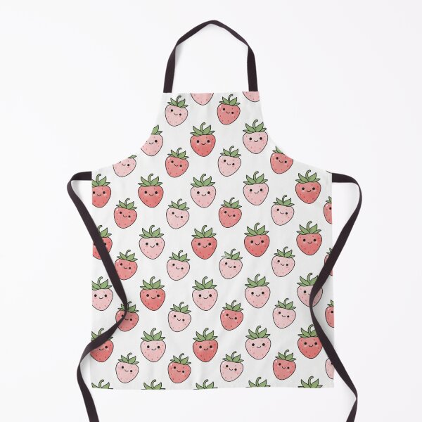 Item preview, Cute Kawaii Strawberry Seamless Pattern designed and sold by FashioonTrends.