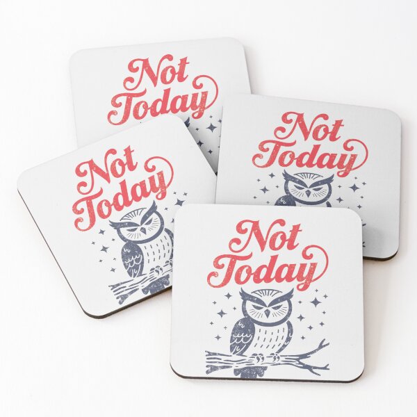 Item preview, Not Today: Funny Grumpy Owl Vintage Sarcasm designed and sold by A1MarketDesigne.