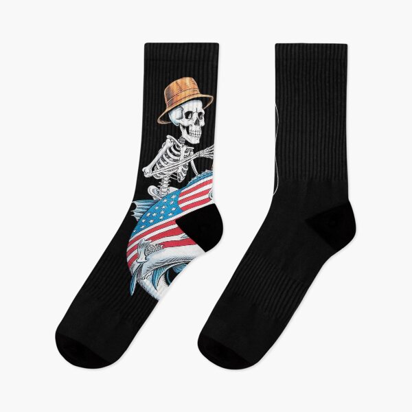 Item preview, skeleton man fishing  designed and sold by FadeOfThrone.