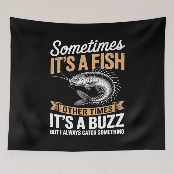 Item preview, Sometimes it's a Fish -  Fishing & Angler Joke  designed and sold by MarryIsMonth.
