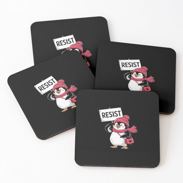 Item preview, Resist Penguin Activism Protest  designed and sold by SyntaxClaw.