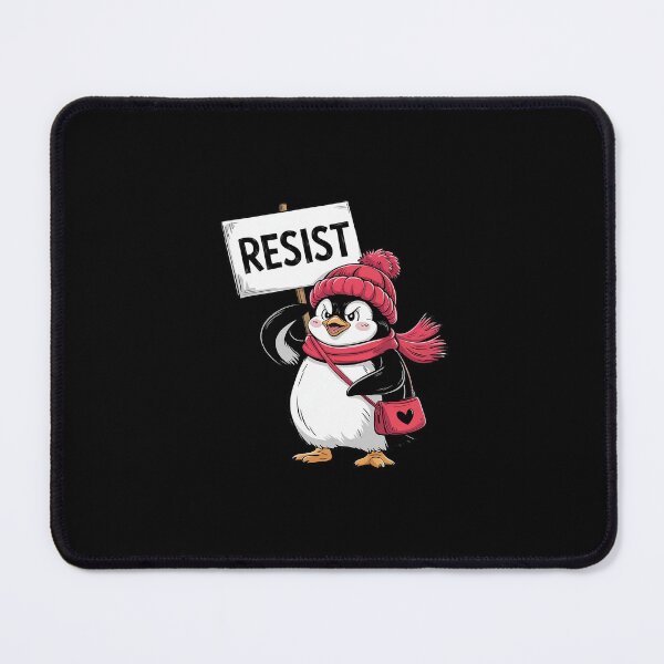 Item preview, Resist Penguin Activism Protest designed and sold by SyntaxClaw.
