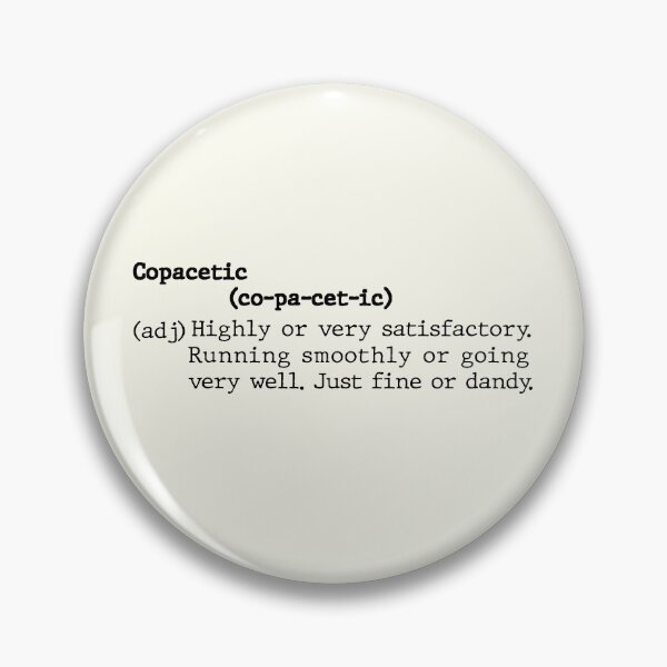 Item preview, Copacetic Typography Design | Calm, Cool & Positive Vibes Word Art designed and sold by inaveed.