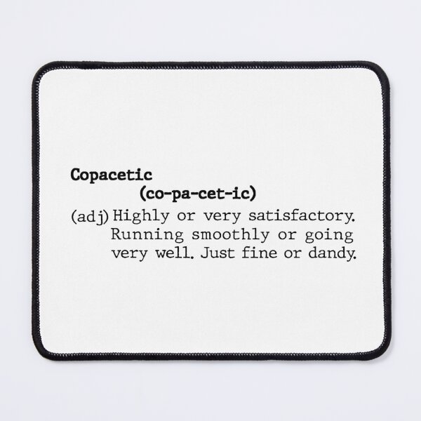 Item preview, Copacetic Typography Design | Calm, Cool & Positive Vibes Word Art designed and sold by inaveed.