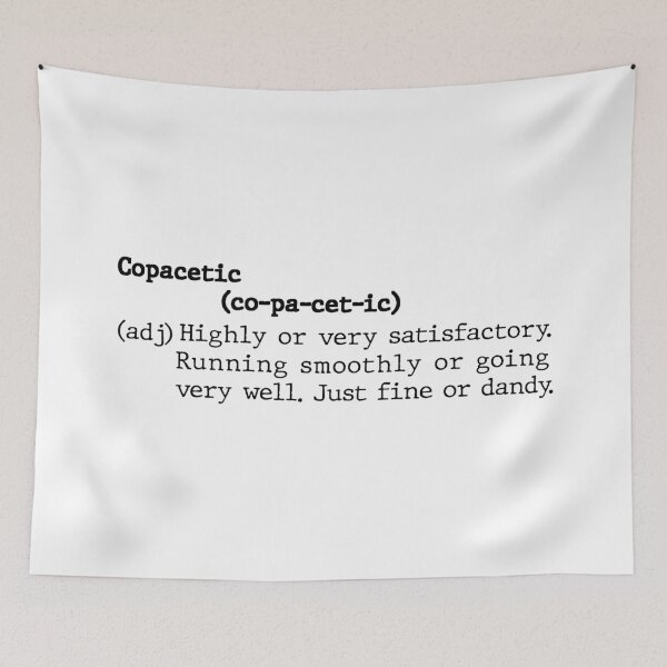 Item preview, Copacetic Typography Design | Calm, Cool & Positive Vibes Word Art designed and sold by inaveed.