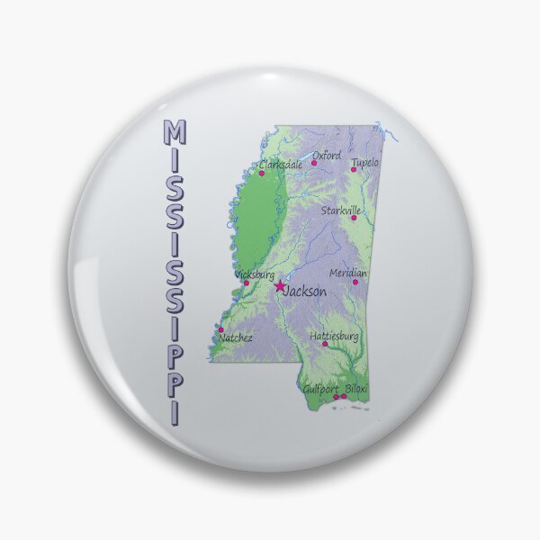 Artikelvorschau, Der Magnolienstaat Mississippi, Geographie und Kunst entworfen und verkauft von mashmosh.