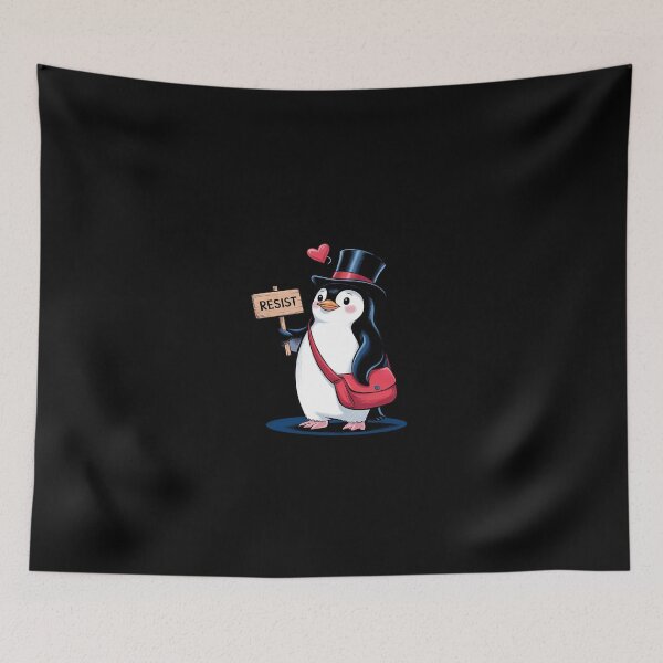 Item preview, Resist Penguin Activism Protest 23  designed and sold by SyntaxClaw.