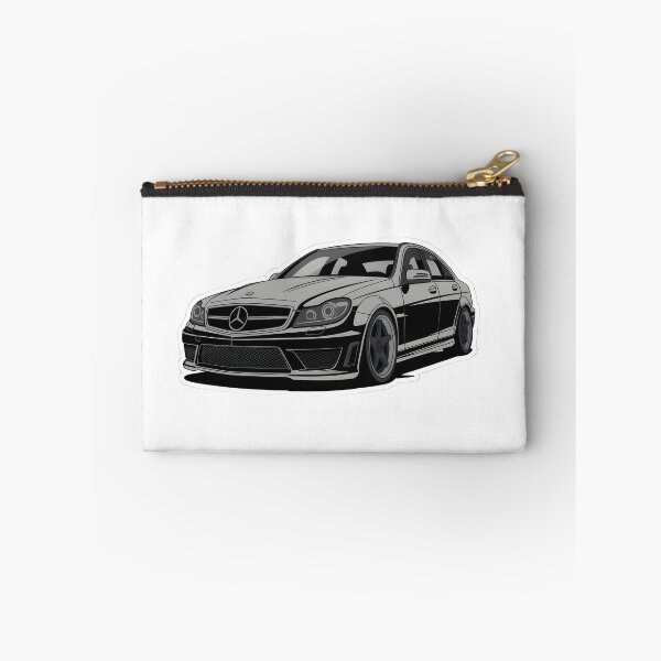 Item preview, Black Mercedes-Benz AMG C63 W204 Aggressive Tuned Car Sticker designed and sold by PalmixArt.