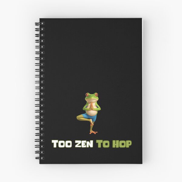 Item preview, Funny Zen Frog Pose – Too Zen to Hop designed and sold by KArtcore.