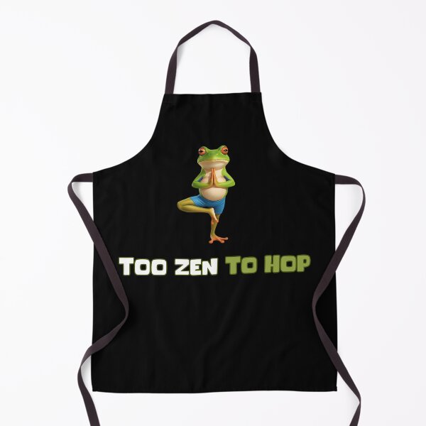 Item preview, Funny Zen Frog Pose – Too Zen to Hop designed and sold by KArtcore.