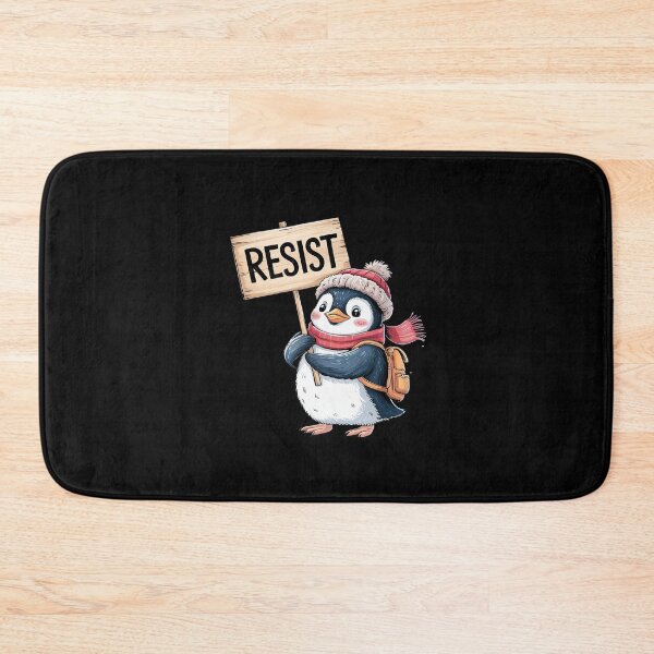 Item preview, Resist Penguin Activism Protest  designed and sold by AquaKiev.