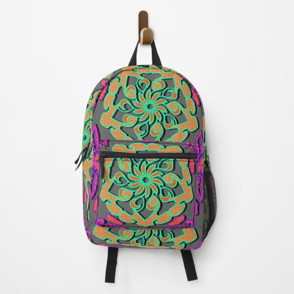 Item preview, "Swirling Mandala with Dotted Petals and Vivid Green Outlines" designed and sold by nighttime1990.