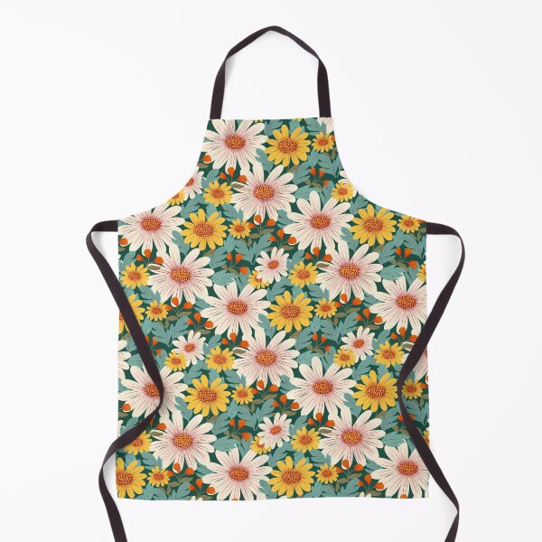 Item preview, Chamomile garden pattern design designed and sold by Clara Fruggeri.