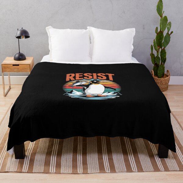 Item preview, Resist Penguin Activism Protest  designed and sold by SyntaxClaw.