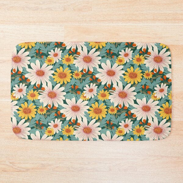 Item preview, Chamomile garden pattern design designed and sold by Clara Fruggeri.