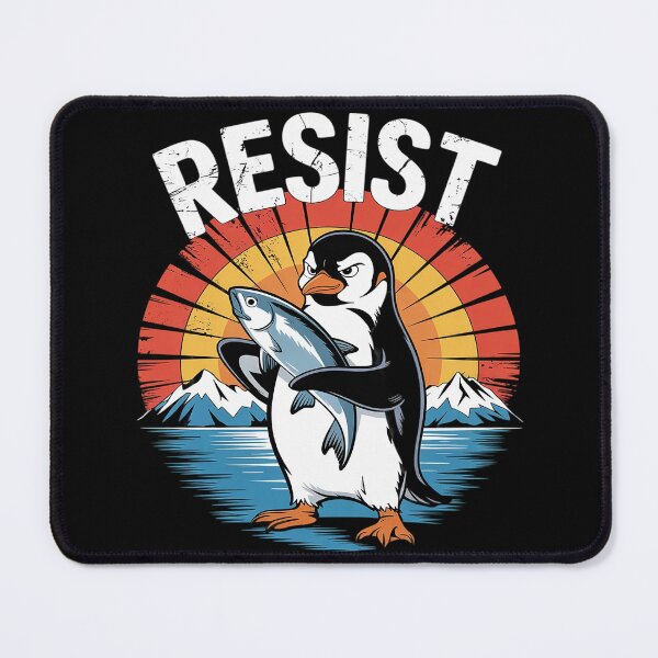 Item preview, Resist Penguin Activism Protest designed and sold by AquaKiev.