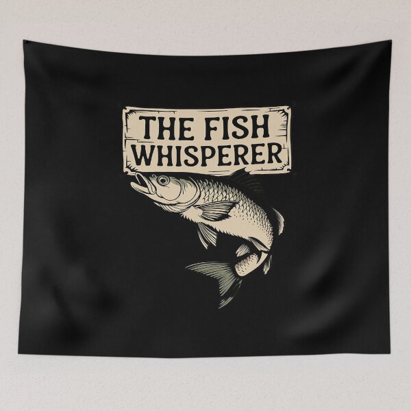 Item preview, The Fish Whisperer Fisherman - Fishing Pole Humor designed and sold by FadeOfThrone.